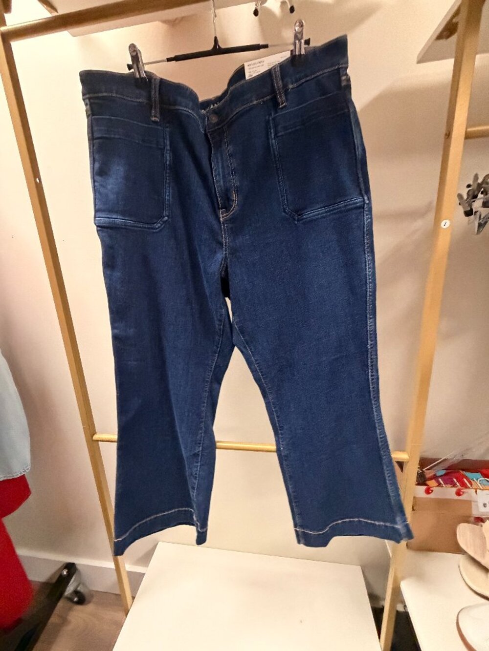 American Eagle High Rise Kick Boot Crop Jean